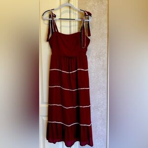 TCEC Game day maroon sundress.